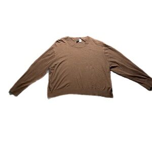 H&M Brown Crew Neck Sweater